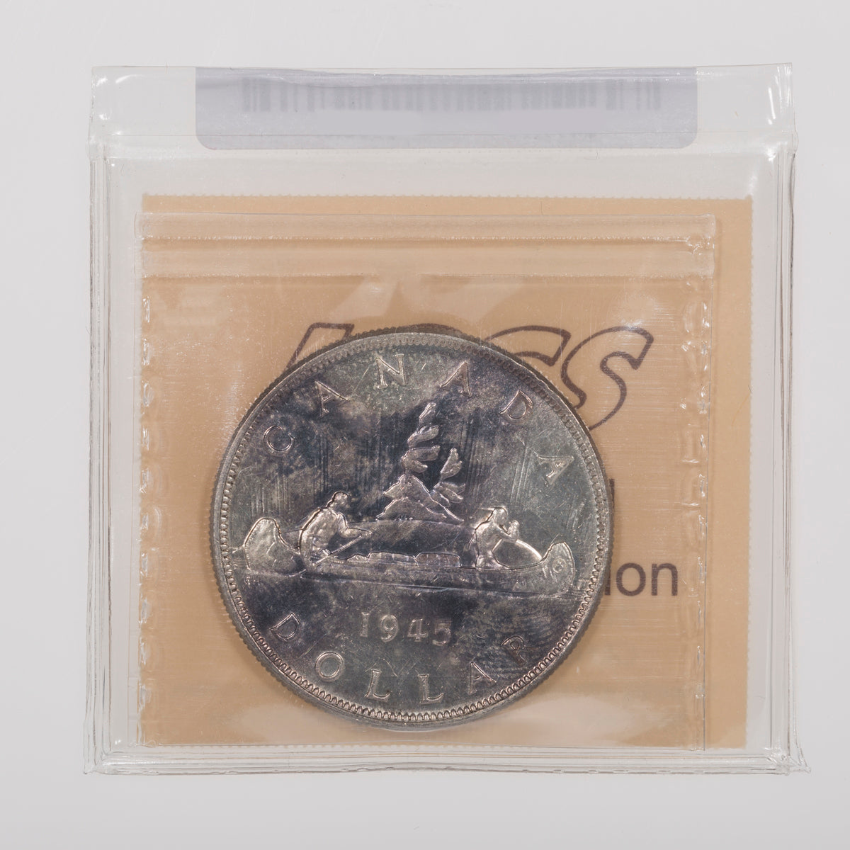 $1 1945 5/5 ICCS MS-60