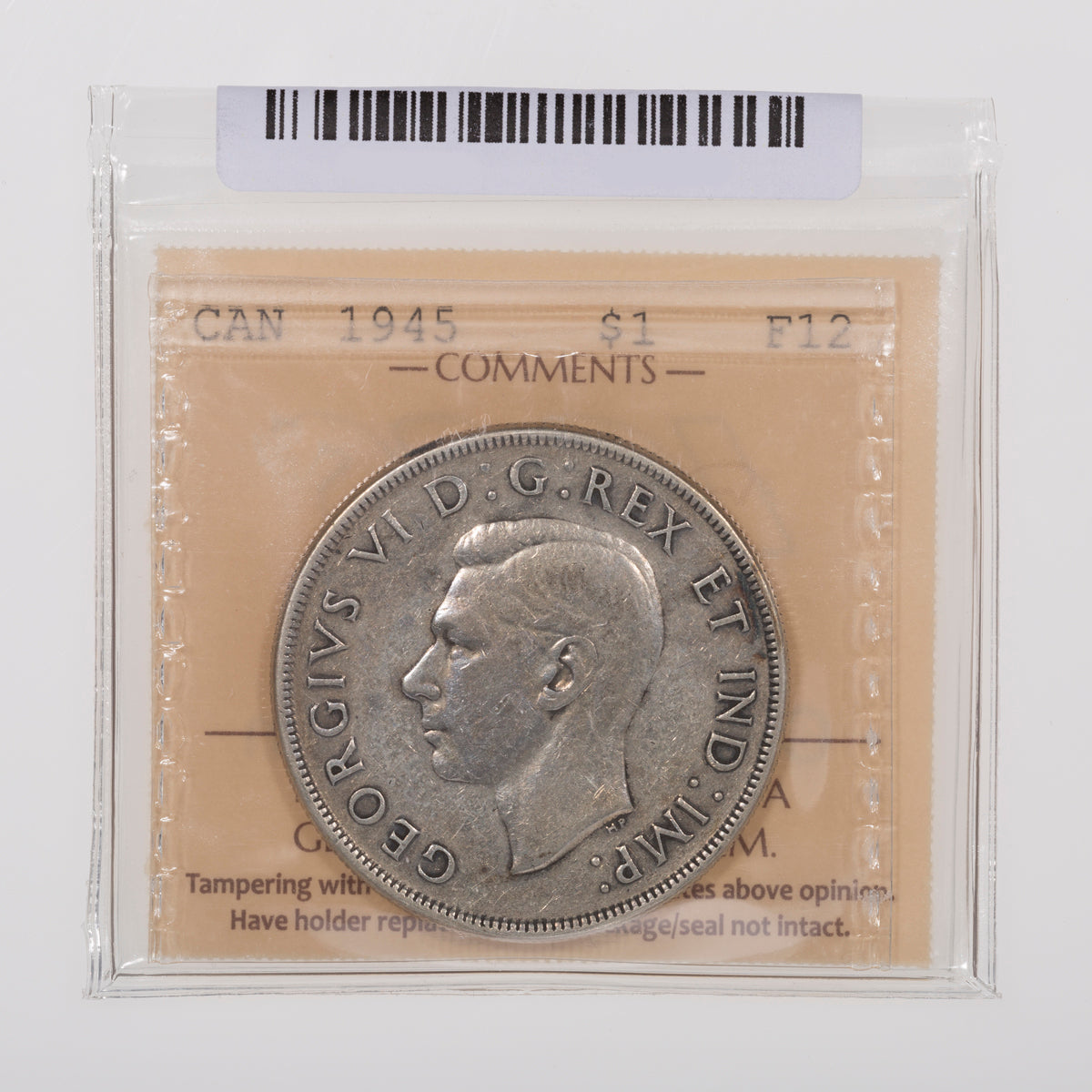 $1 1945 ICCS F-12