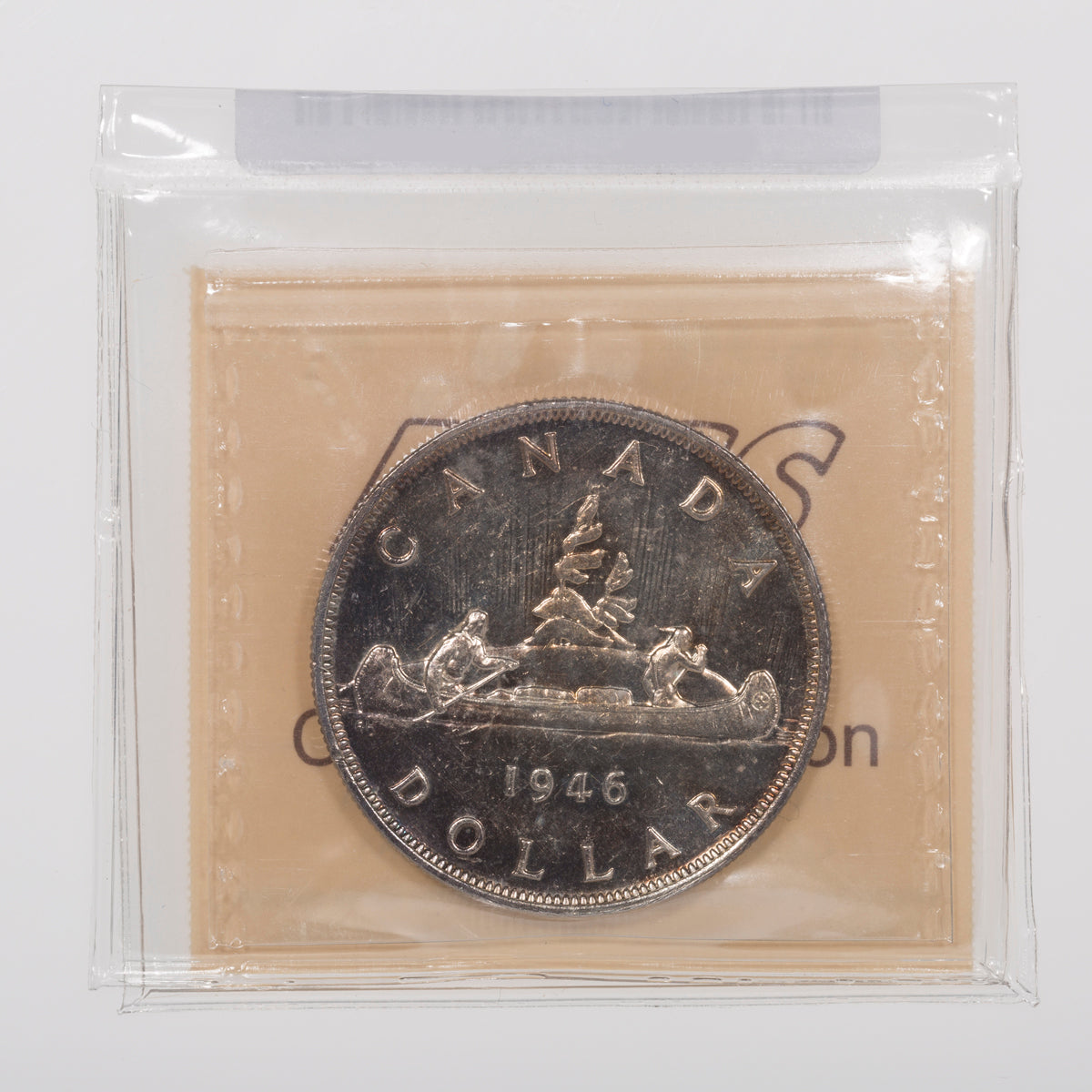 $1 1946 ICCS MS-60