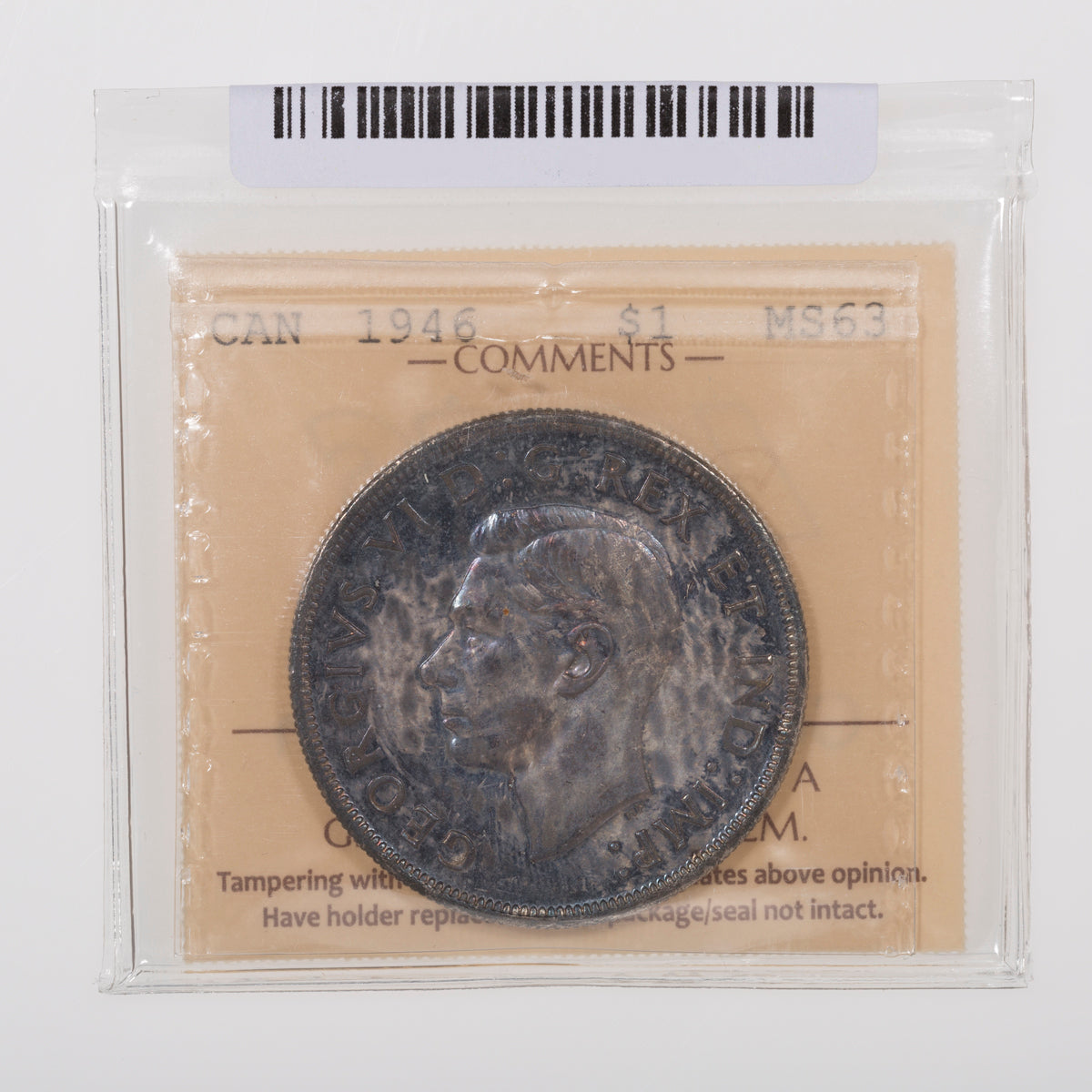 $1 1946 ICCS MS-63