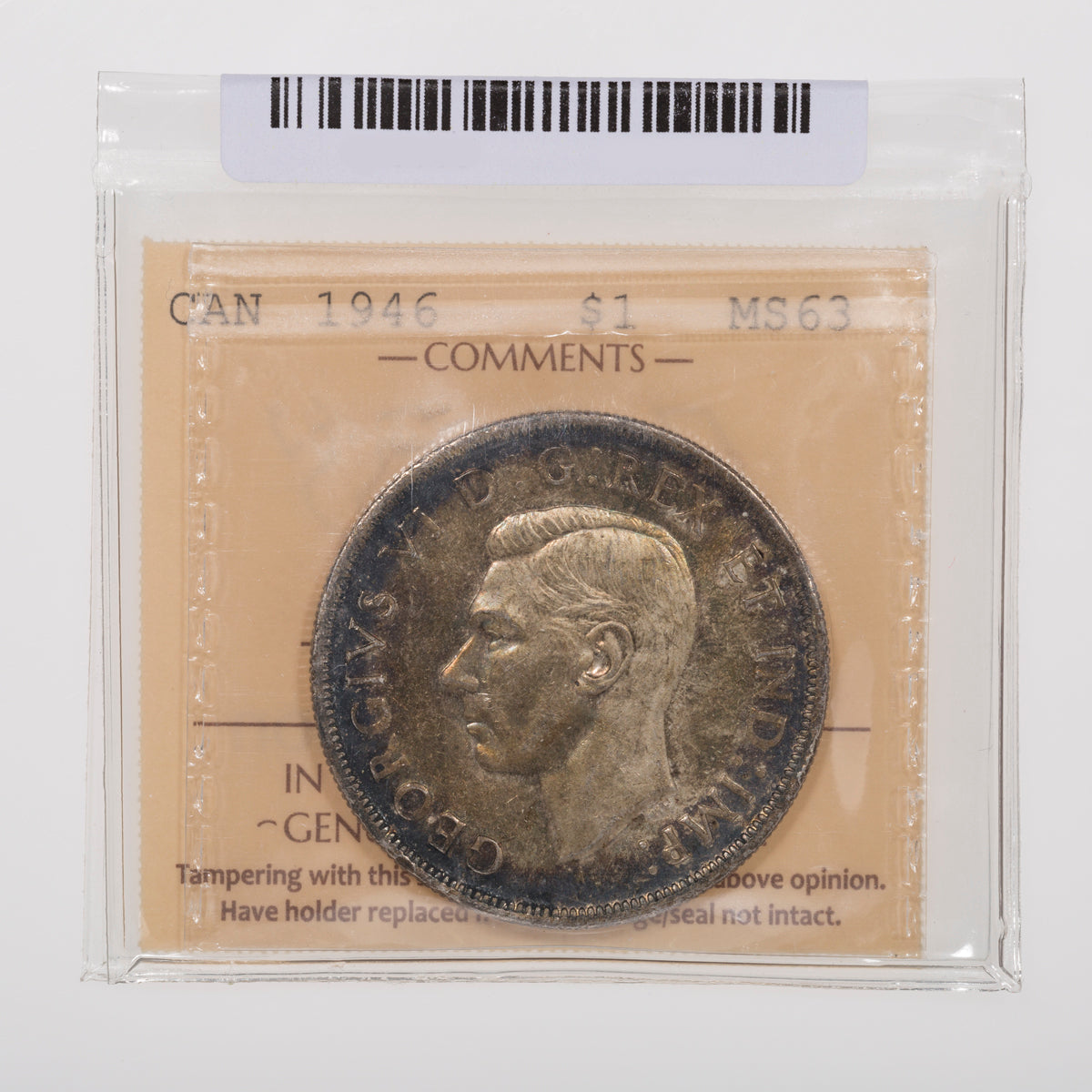 $1 1946 ICCS MS-63
