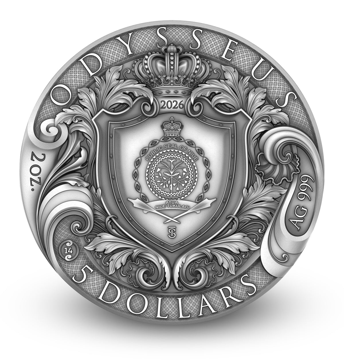 2026 $5 Odysseus - Pure Silver Coin