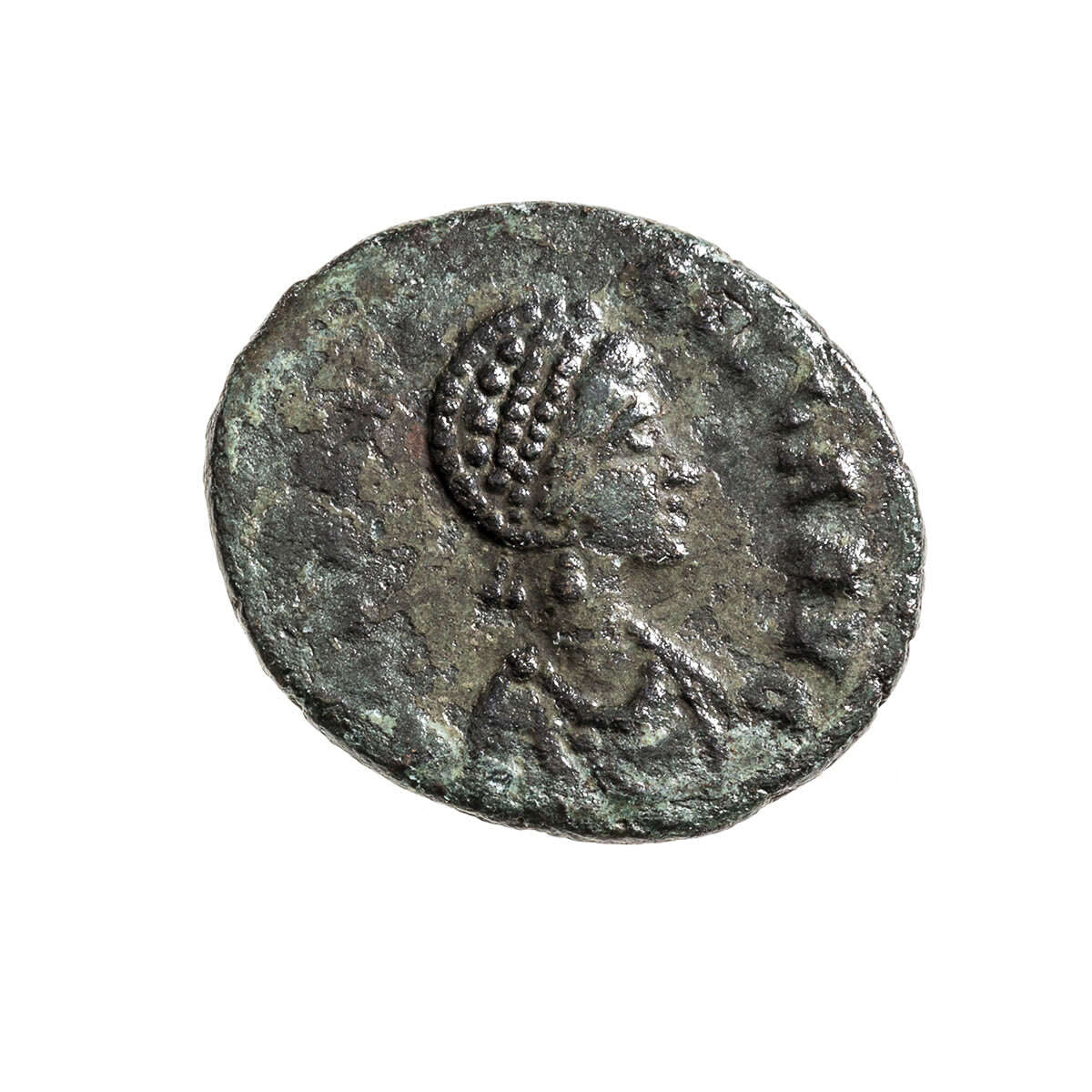 Ancient Rome AE4 Aelia Flacilla 379 AD VF-20