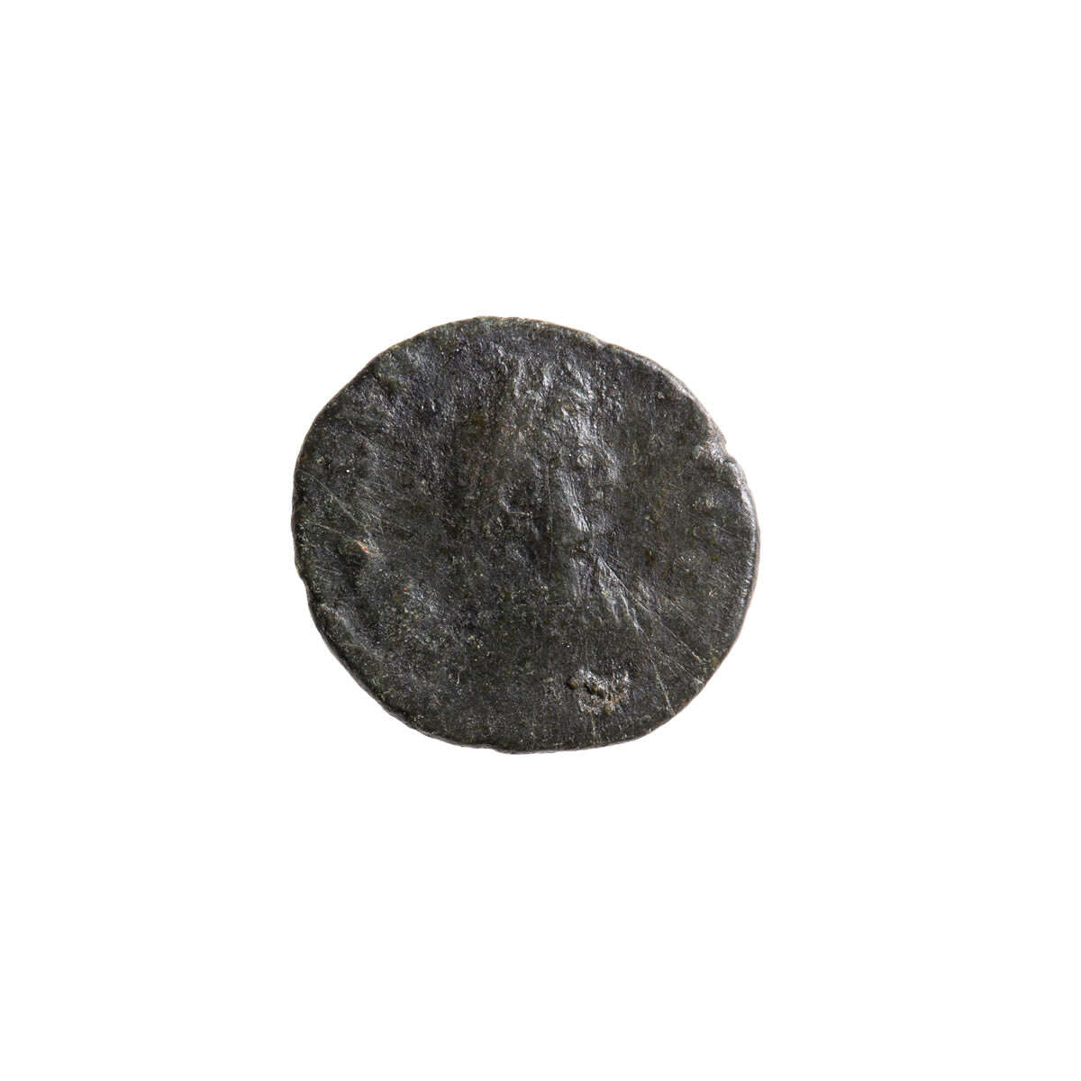 Roman Empire AE4 Valentinian III 455 AD F-12