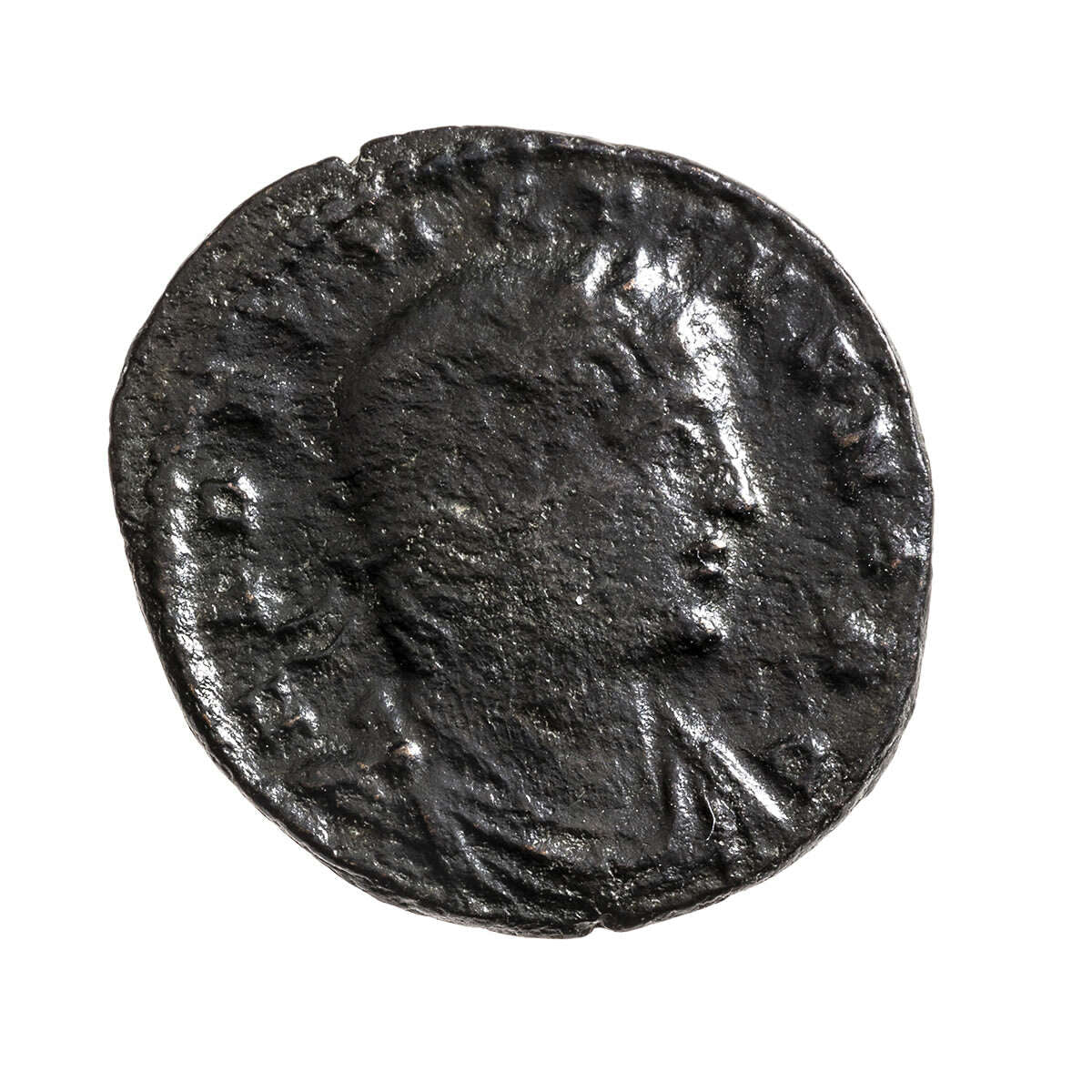 Ancient Rome AE3 Delmatius 337 AD F-15