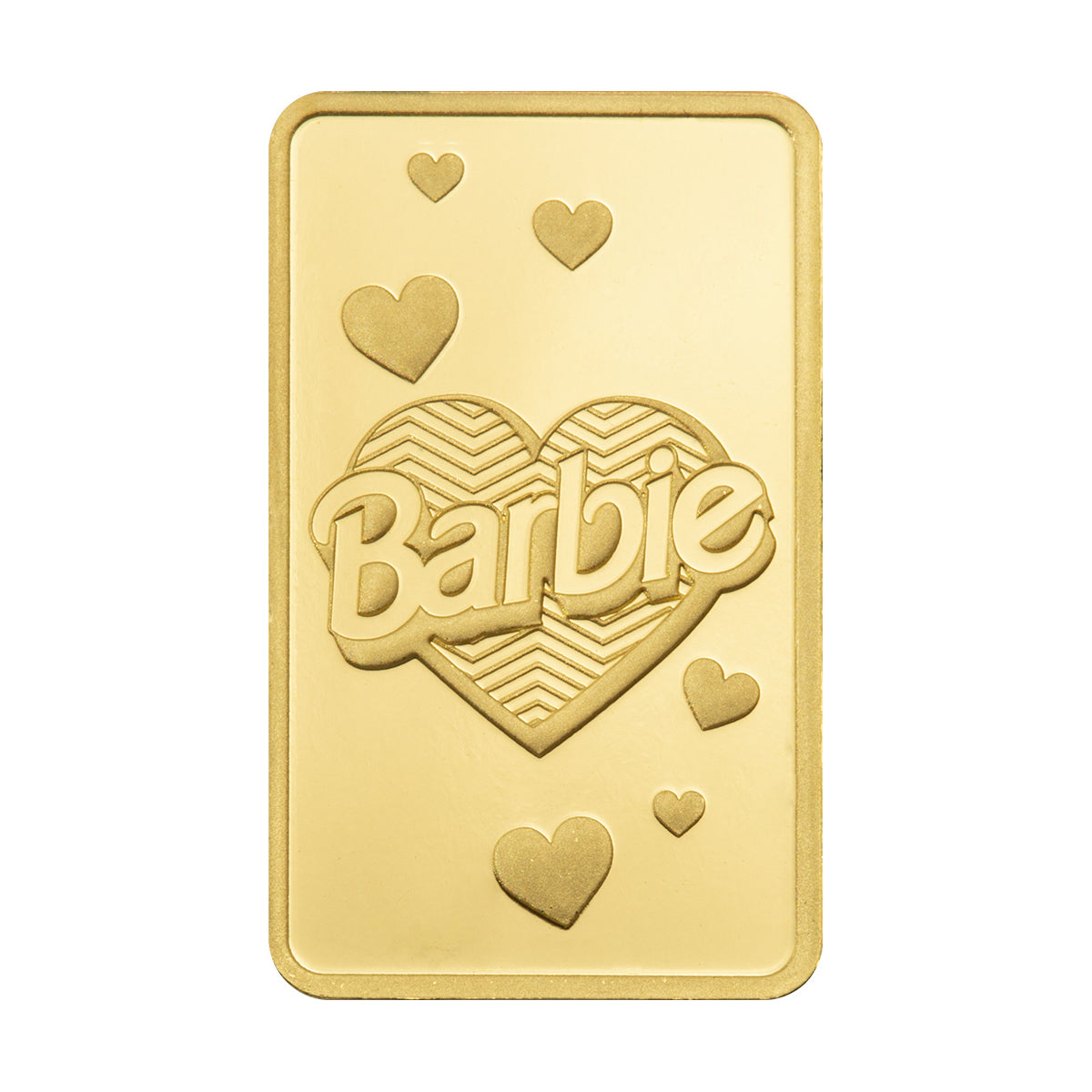 Barbie Valentine's Day 1g Pure Gold Bar