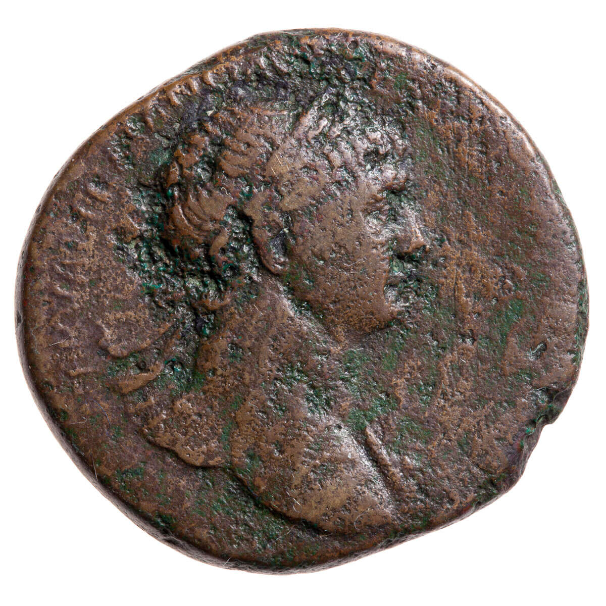 Roman Sesterius Trajan 117 AD