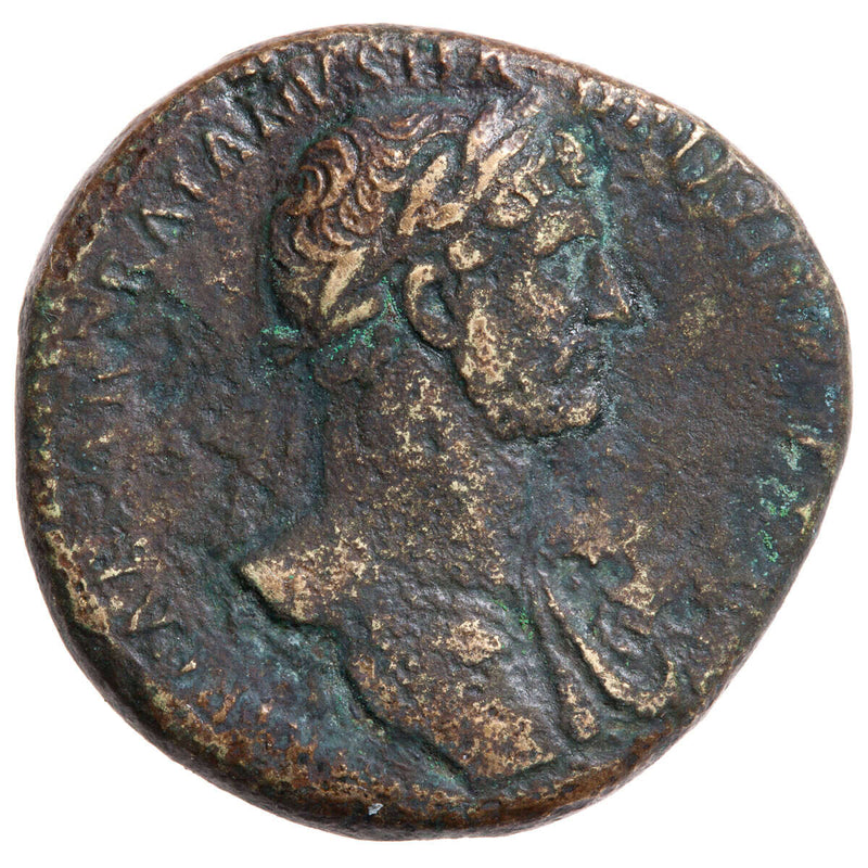 Roman Sesterius Hadrian 138 AD