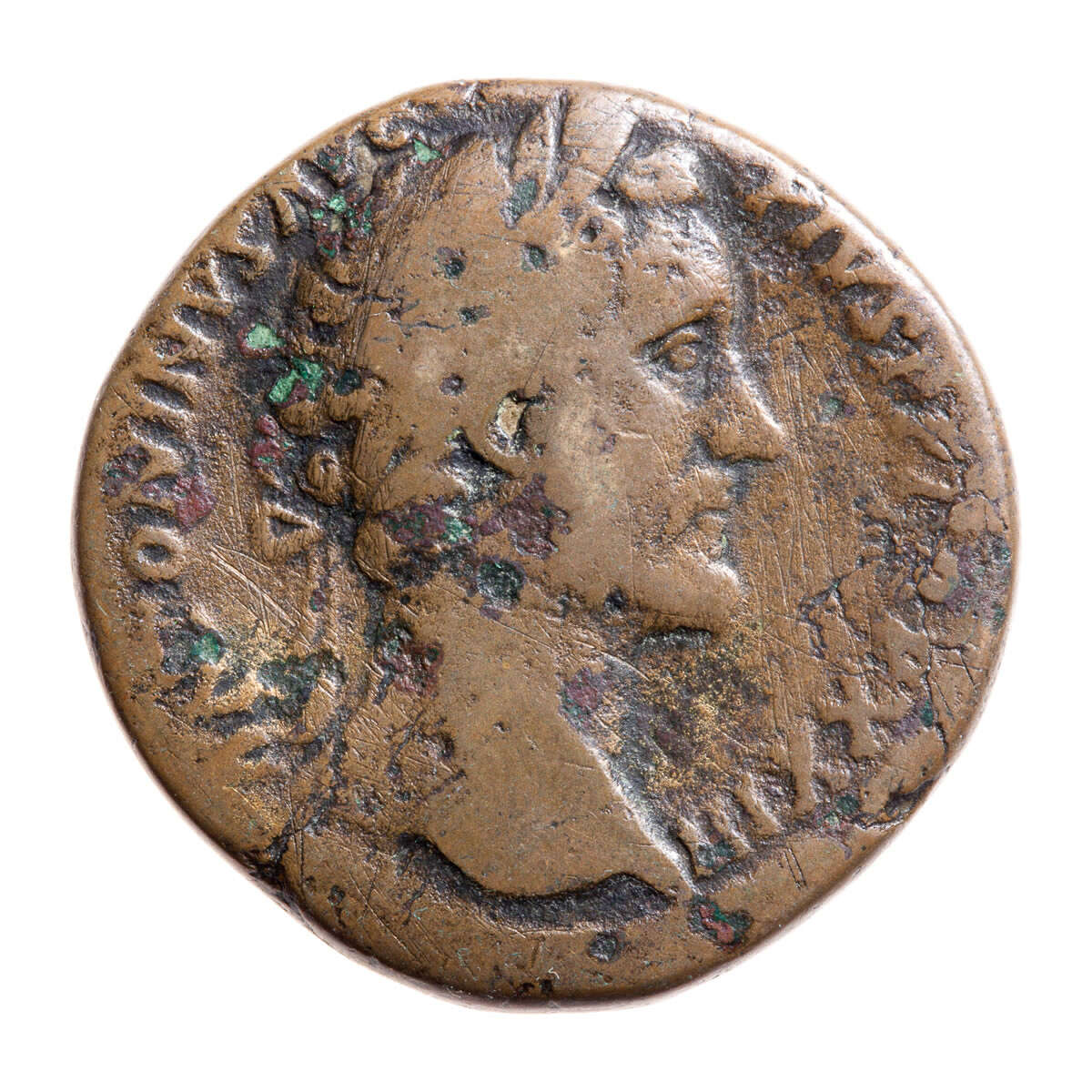 Roman Sestertius Antoninus Pius 161 AD