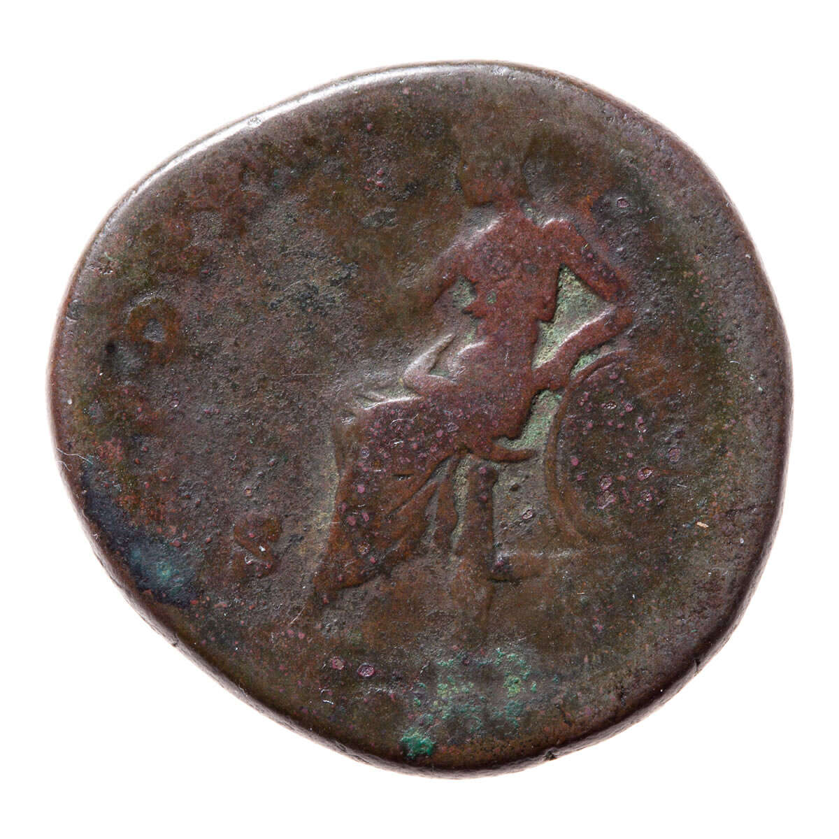 Roman Sestertius Antoninus Pius 161 AD