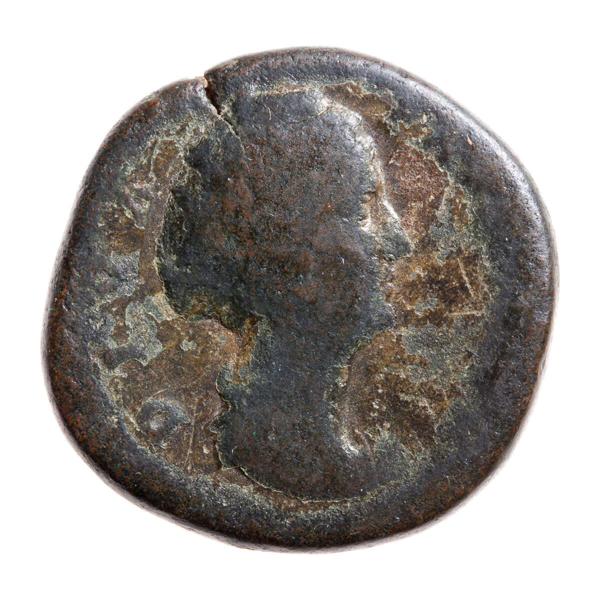 Roman Sestertius Faustina I 141 AD