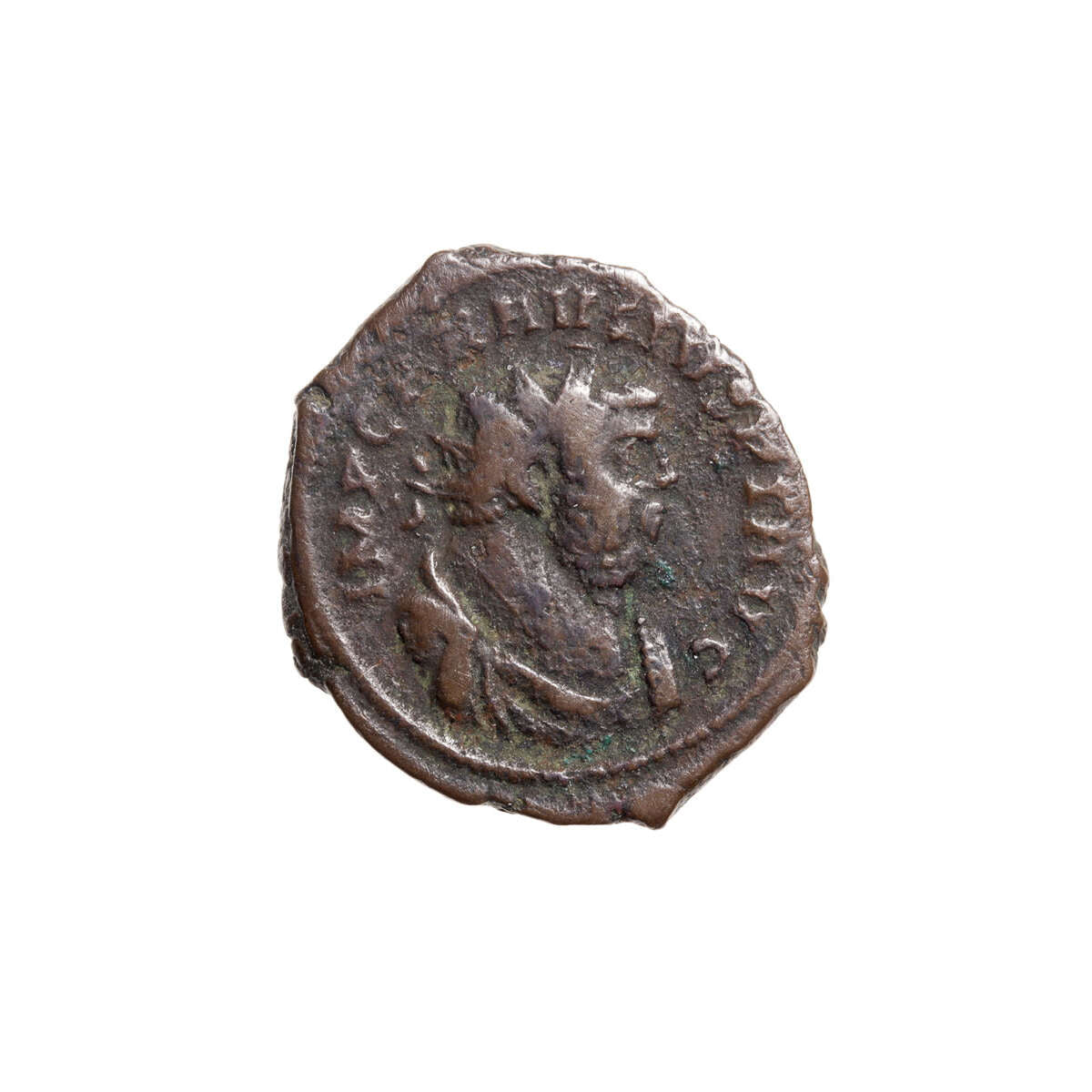 Roman Bronze Antoninianus Carausius 293 AD Of London