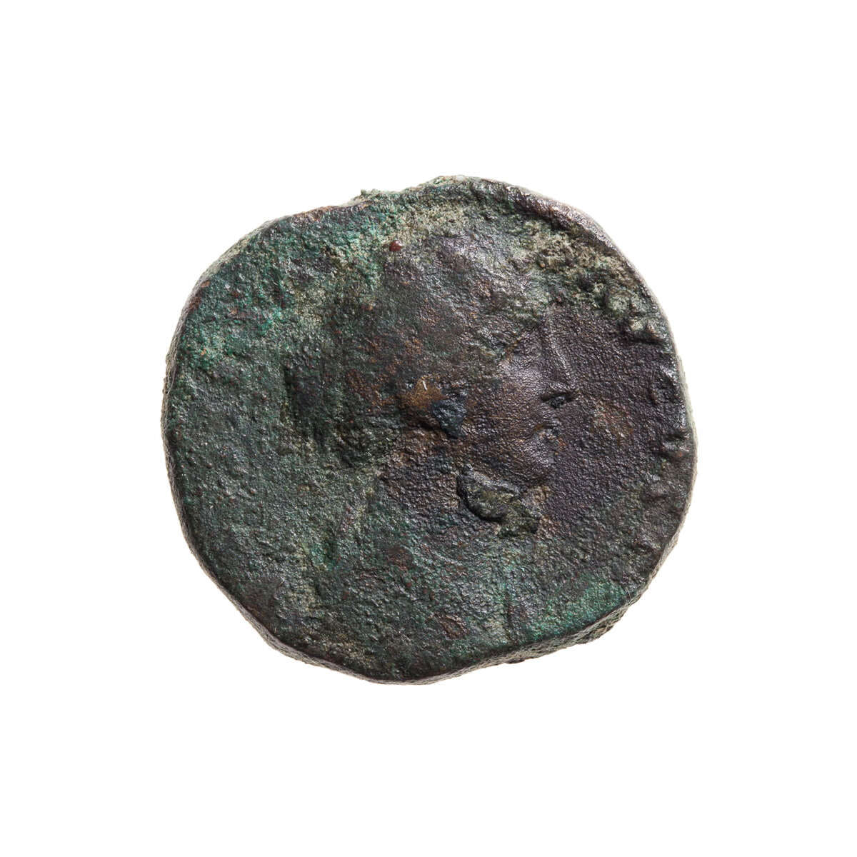 Roman  Sestertius Faustina II 175 AD