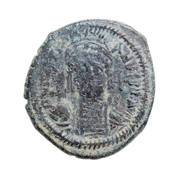 Byzantine Follis Justinian I 565 AD VF-20