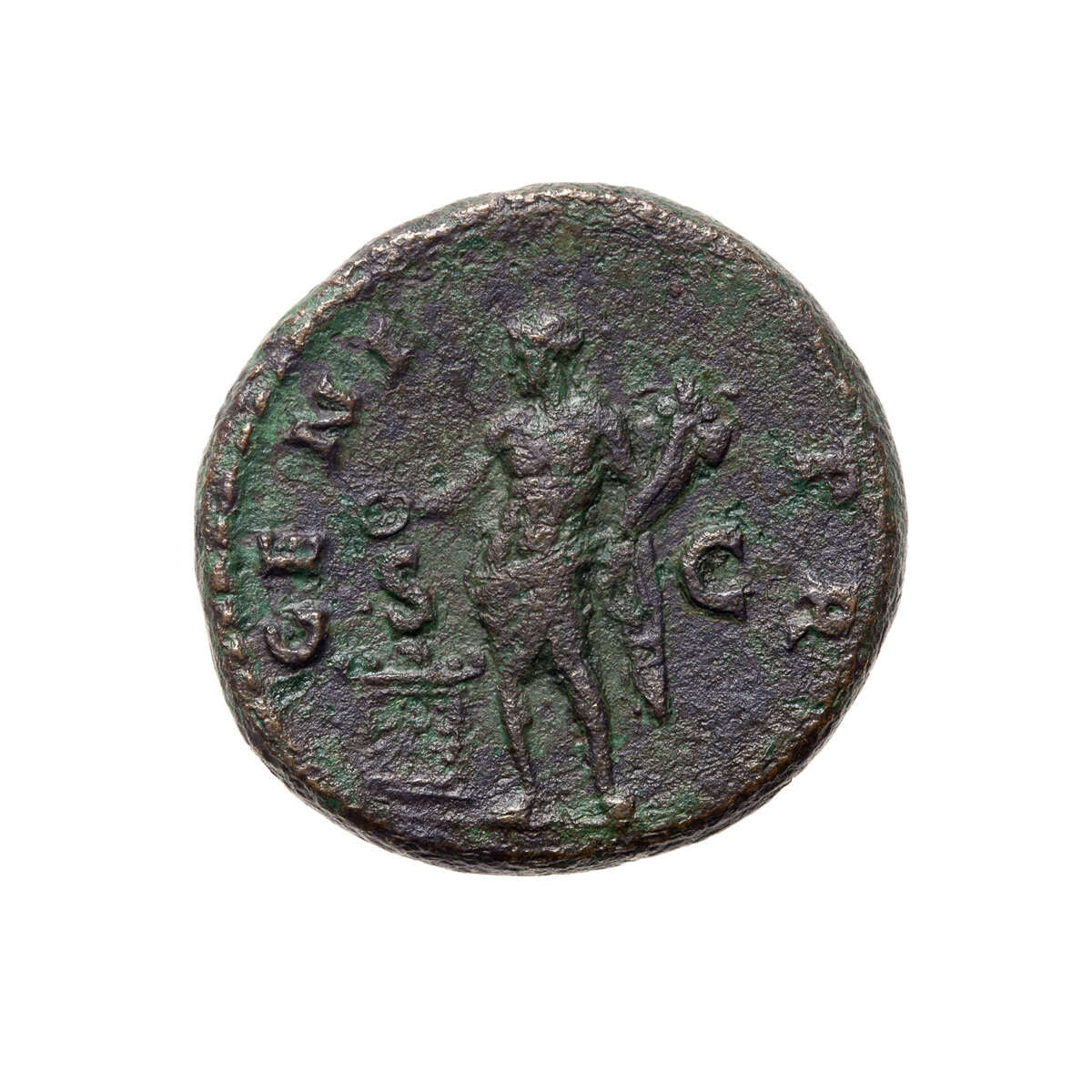 Roman Copper As Titus 81 AD