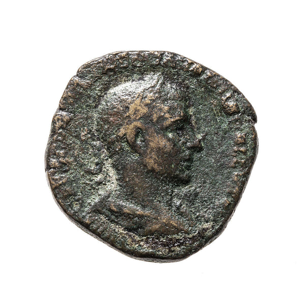 Ancient Rome Sestertius Trebonianus Gallus 253 AD