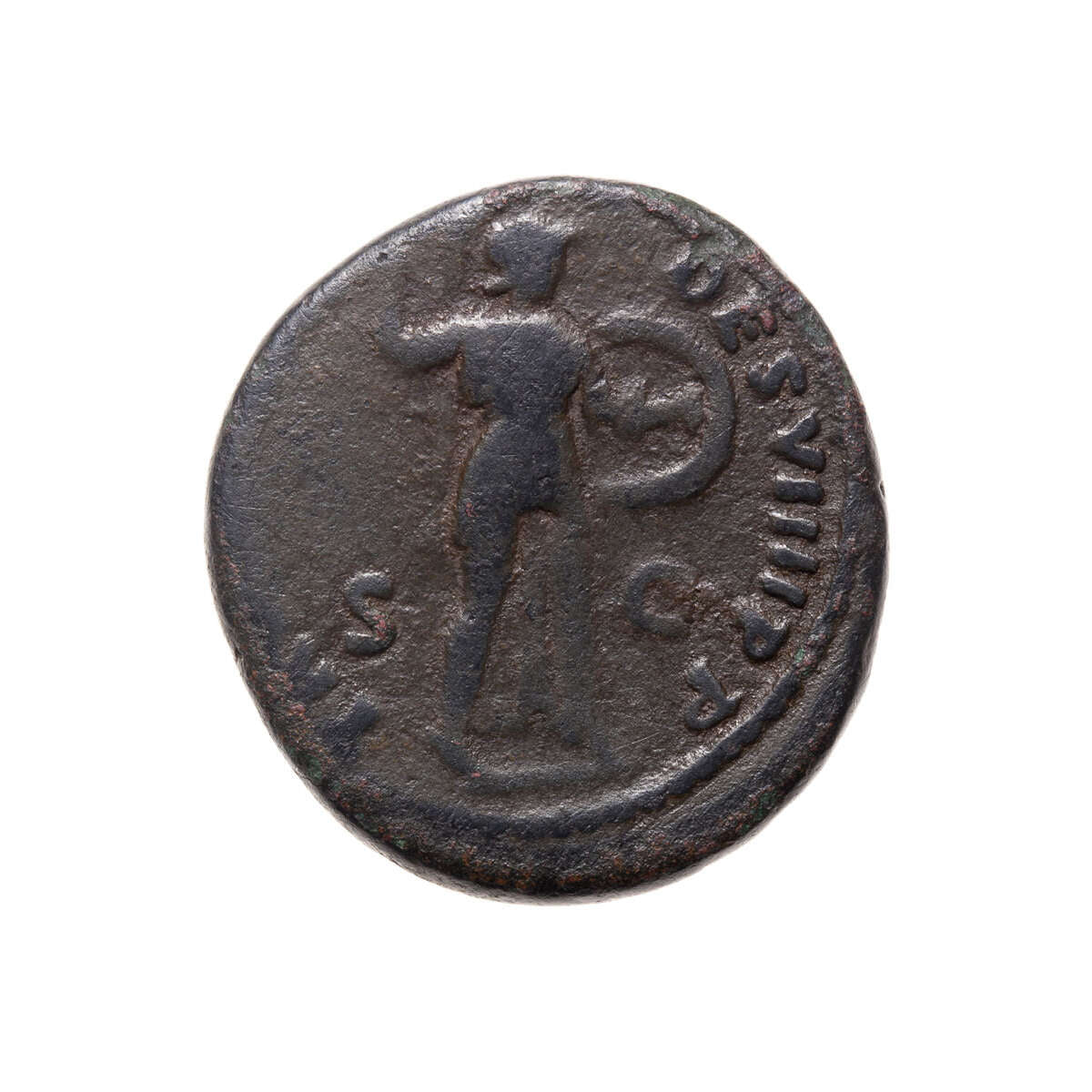 Roman Copper As Domitian 96 AD