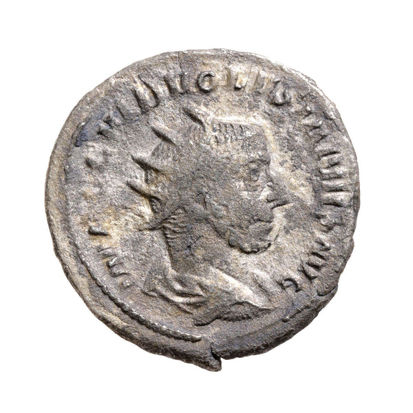 Ancient Rome Antoninianus Volusian 253 AD F-12