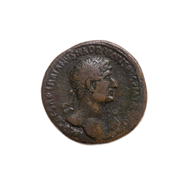 Roman Bronze Dupondius Hadrian 138 AD