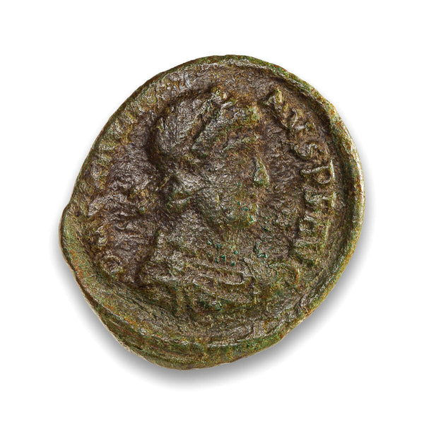 Ancient Rome AE3 Gratian 383 AD F-12