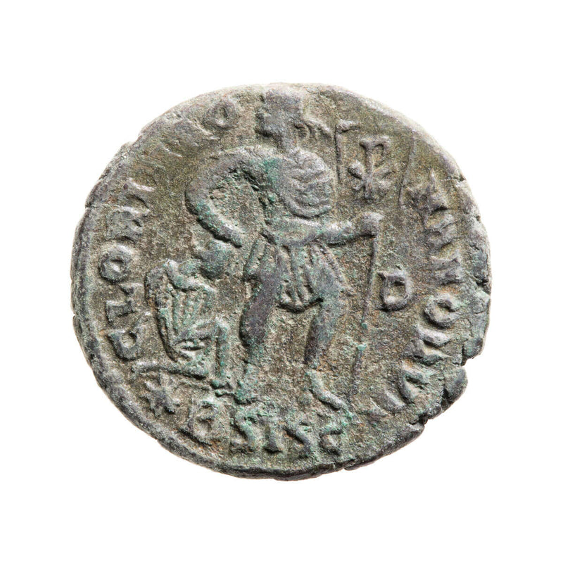 Roman Empire AE3 Gratian 383 AD VF-20