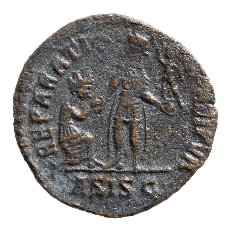 Roman Empire AE2 Theodosius I 395 AD F-12