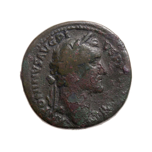 Roman Bronze Sestertius Antoninus Pius 161 AD