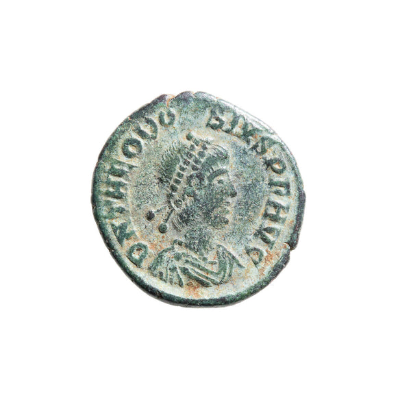 Roman Empire AE4 Theodosius I 395 AD EF-40