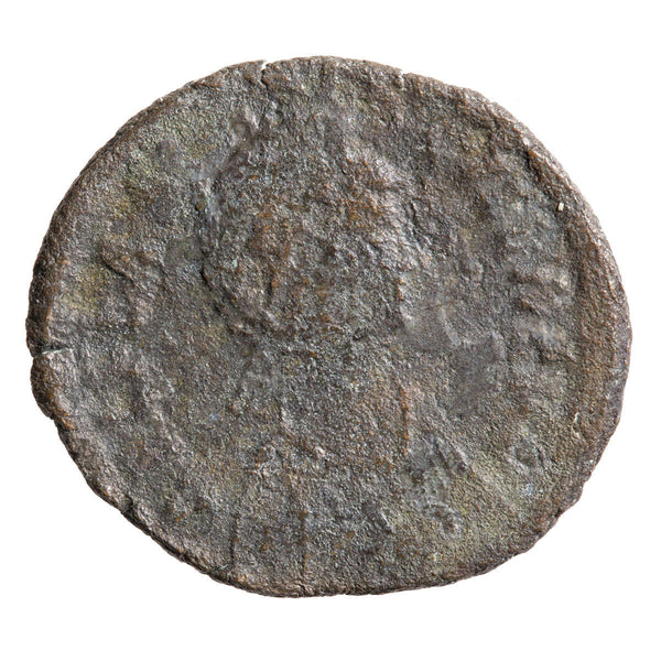 Roman Empire AE 2 Aelia Flaccilla 386 AD VG-8