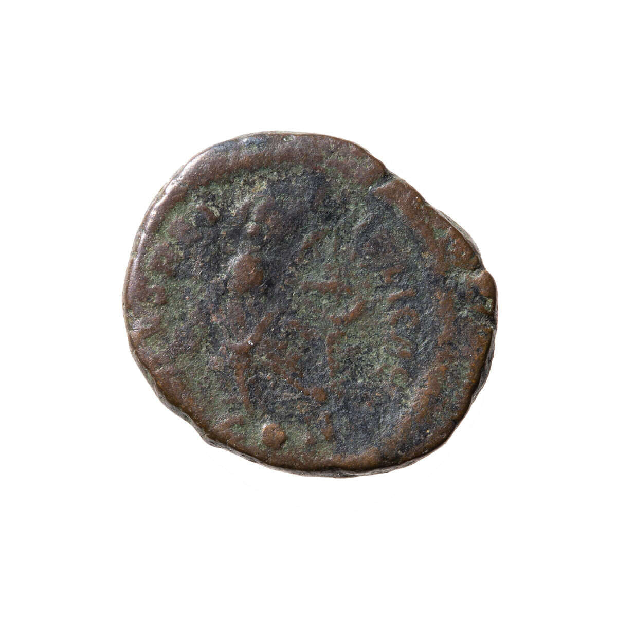 Roman Empire AE 4 Aelia Flaccilla 386 AD F-12