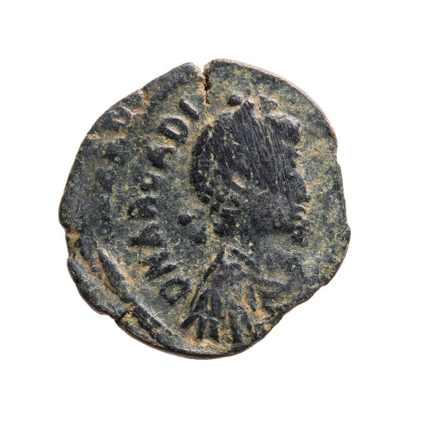 Roman Empire AE2 Arcadius 408 AD F-12