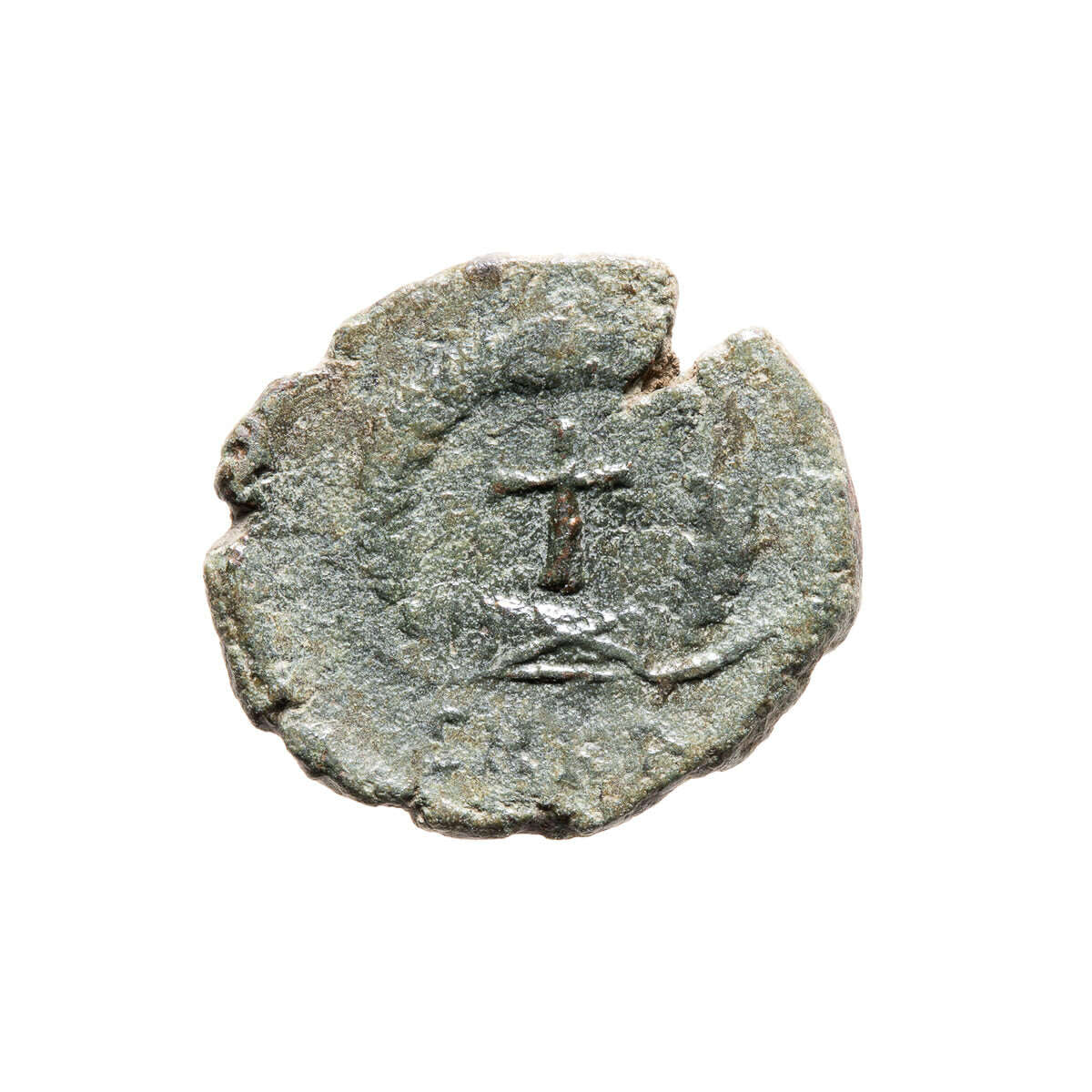 Roman Empire AE4 Theodosius II 450 AD F-12