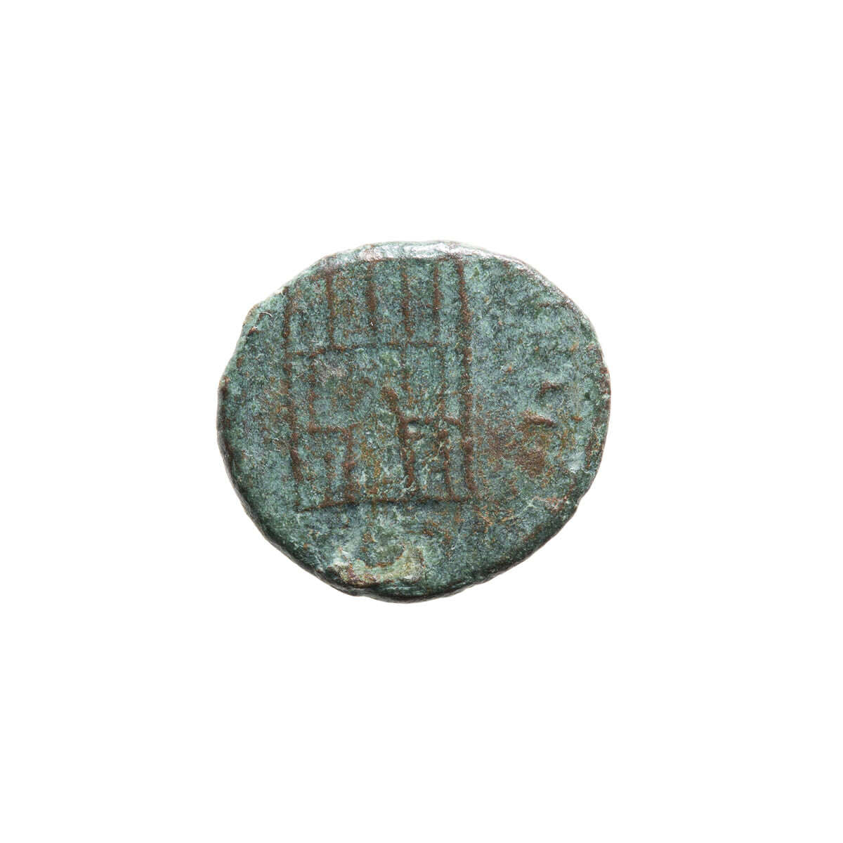 Roman Empire AE4 Valentinian III 455 AD F-12