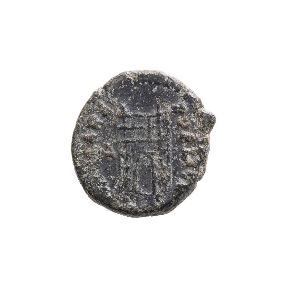 Roman Empire AE4 Valentinian III 455 AD F-12