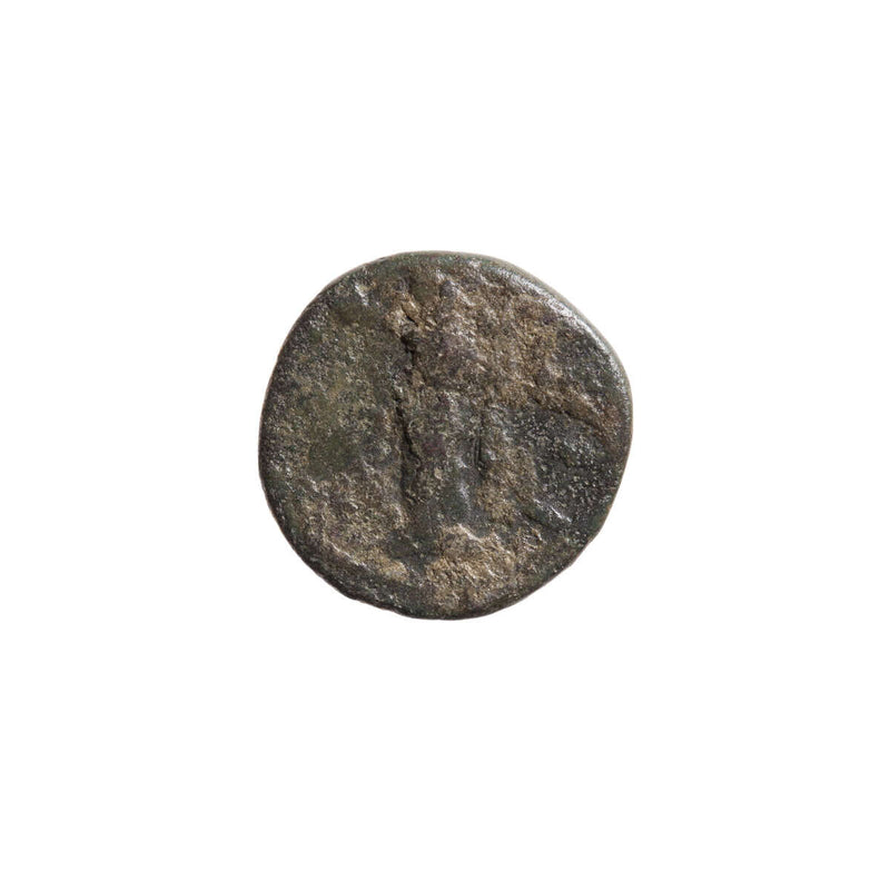 Roman Copper Quadrans Antoninius Pius 161 AD F-12