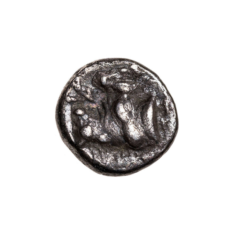 Ancient Greek Silver Diobol 240 BC Samos, Ionia VF-20