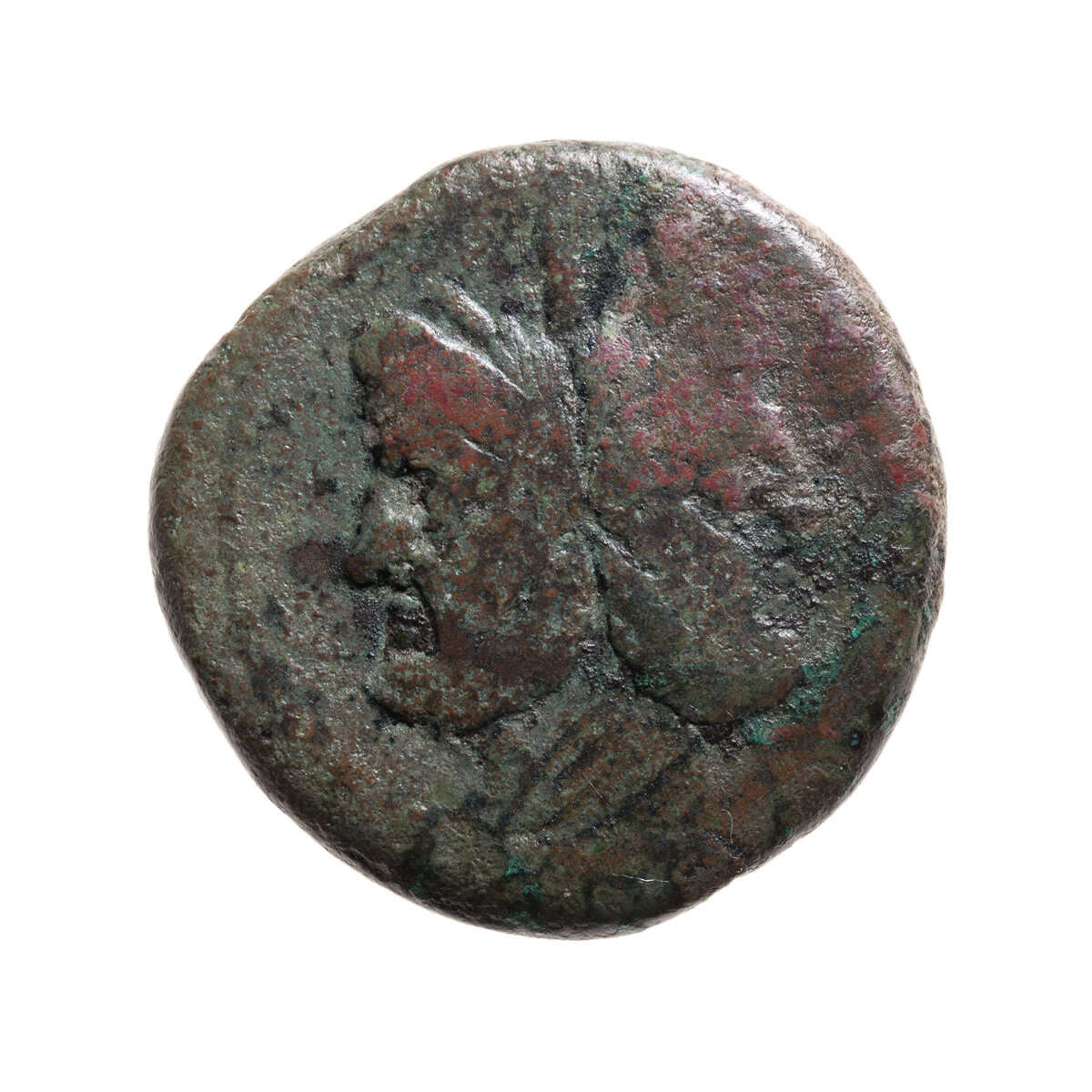 Roman  Bronze As Anonymous 205 BC