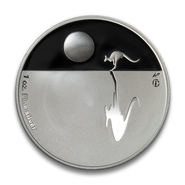 2009 $1 Kangaroo at Sunset - Pure Silver Coin