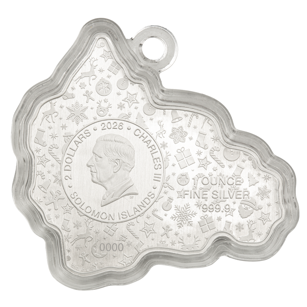 2026 $2 Santa and Little Red Truck - Pure Silver Coin