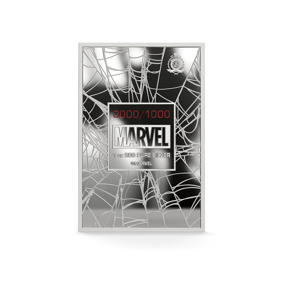 2026 $2 Marvel Spider-Man Iconic Moments: The Power, The Duty, The Choice - Pure Silver Coin