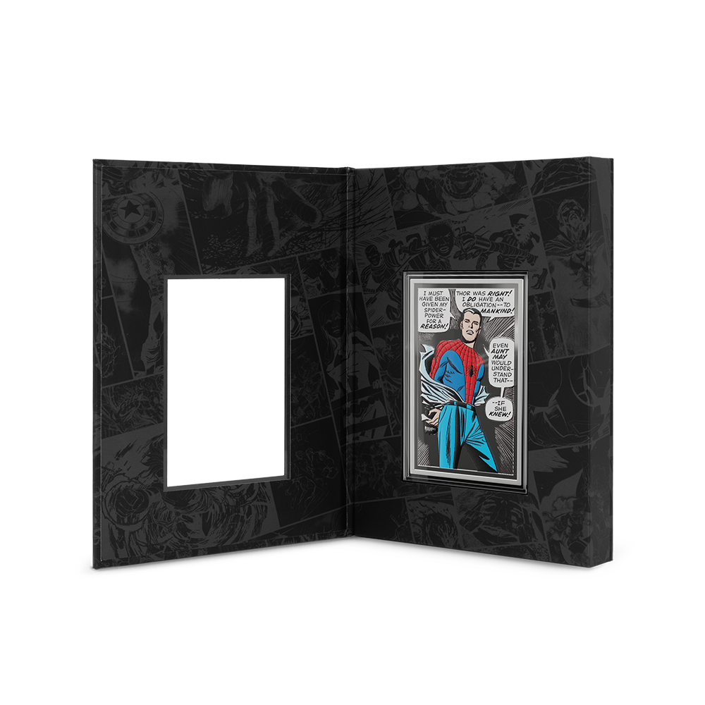 2026 $2 Marvel Spider-Man Iconic Moments: The Power, The Duty, The Choice - Pure Silver Coin