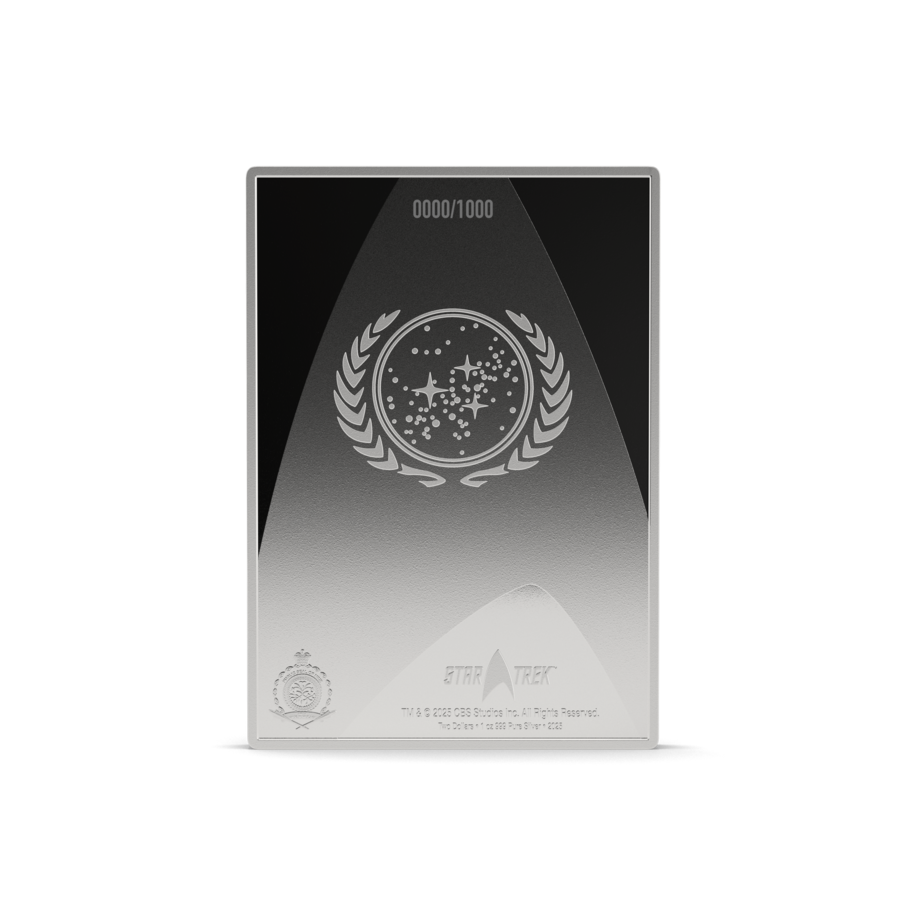 2025 $2 Star Trek: U.S.S. Enterprise NCC-01 Owner Manual - Pure Silver Coin