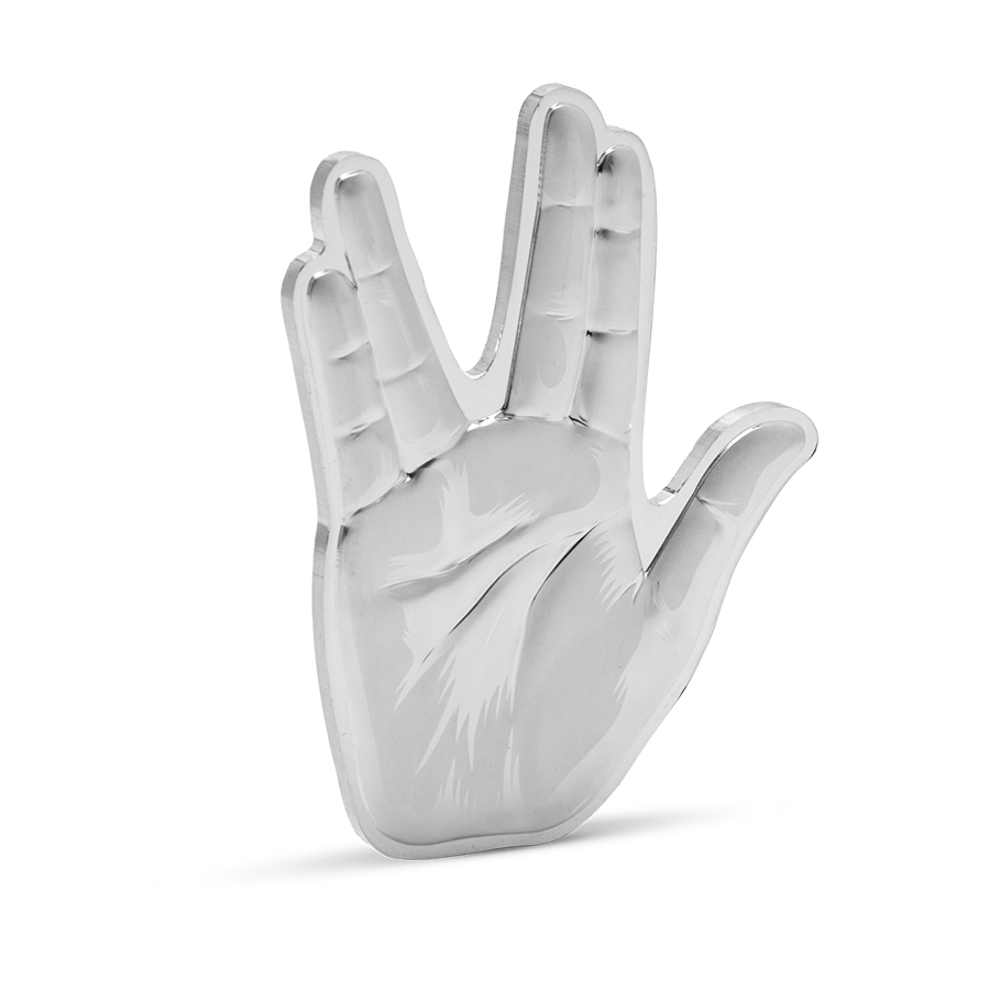 2025 $2 Star Trek: The Vulcan Salute - Pure Silver Coin