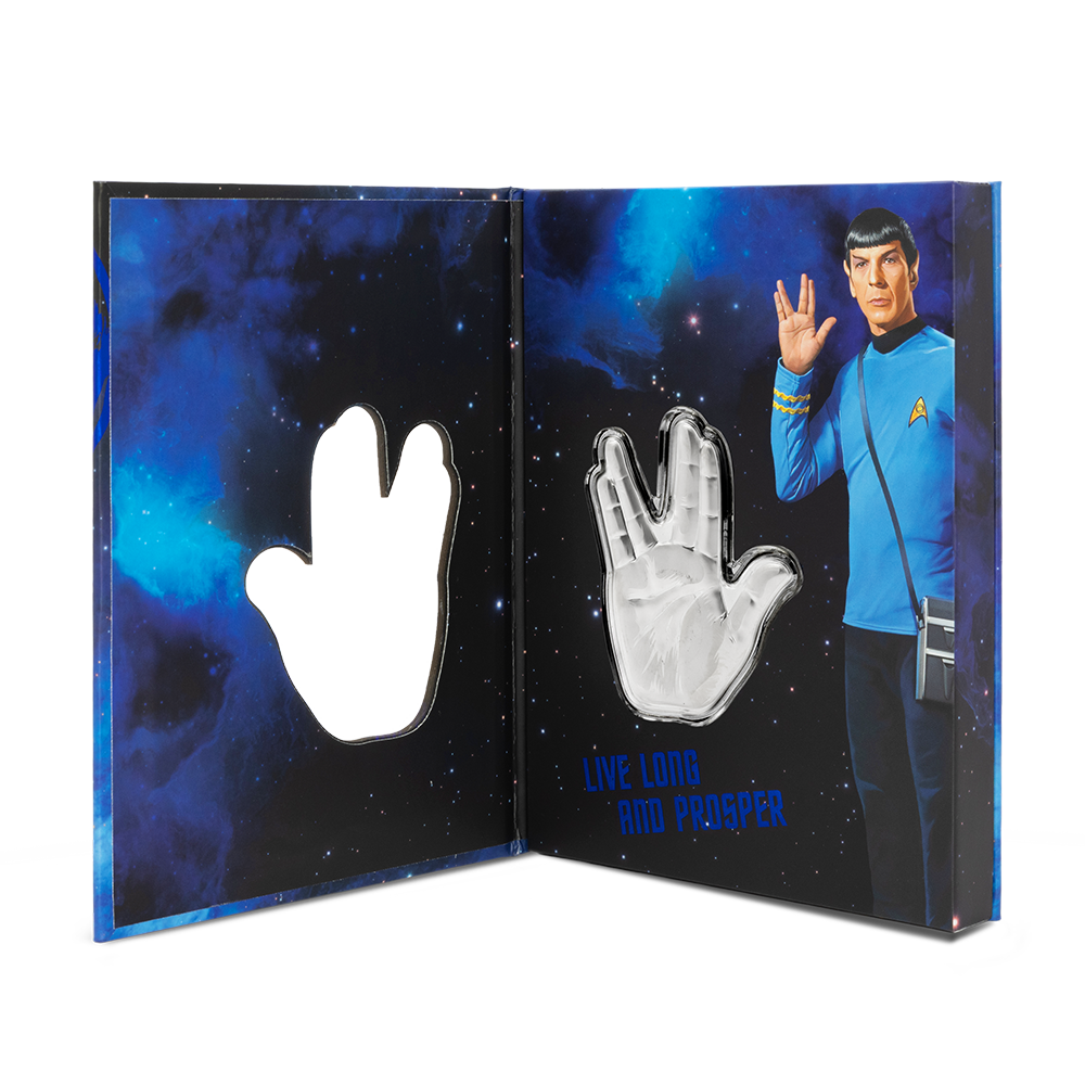 2025 $2 Star Trek: The Vulcan Salute - Pure Silver Coin