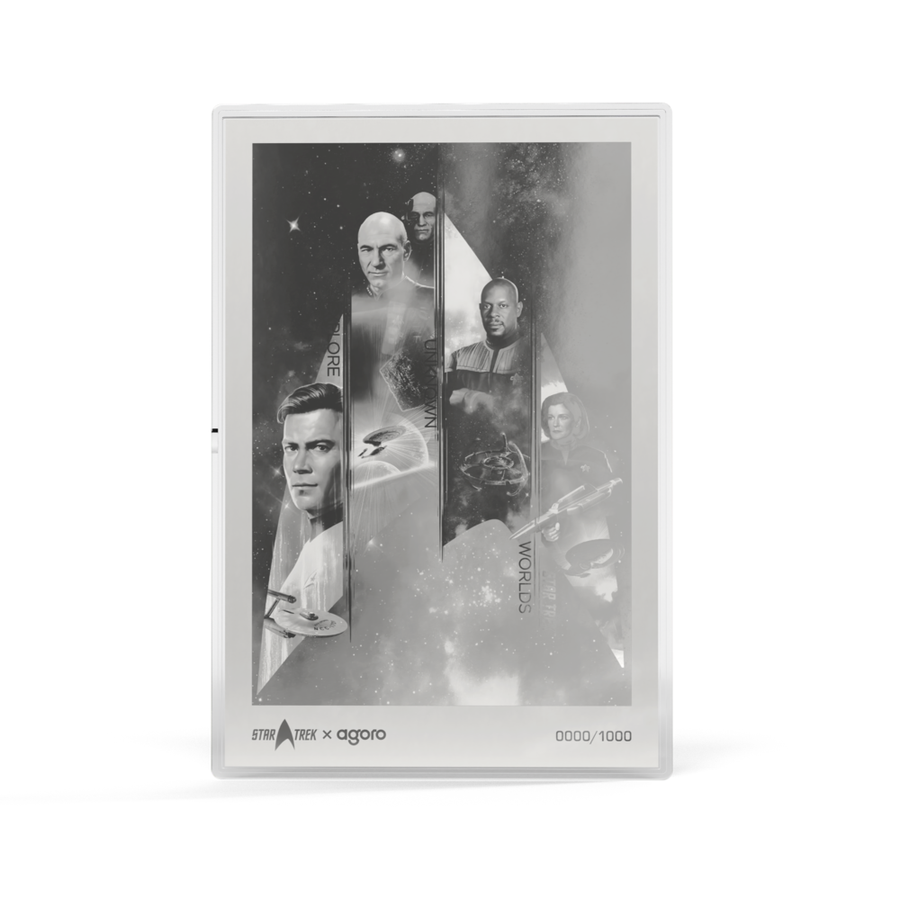2026 $2 Star Trek Captains: Explore Unknown Worlds - Pure Silver Foil