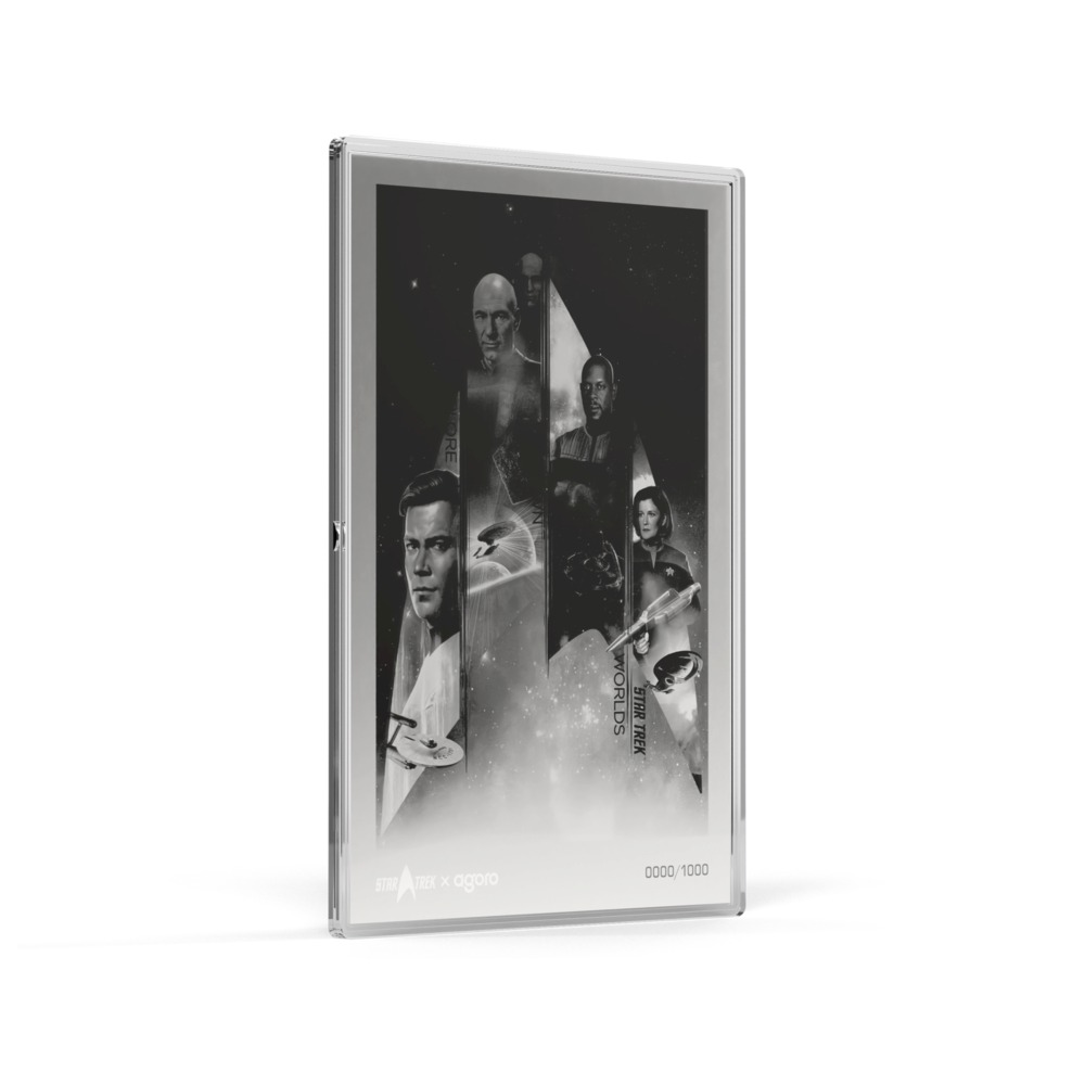 2026 $2 Star Trek Captains: Explore Unknown Worlds - Pure Silver Foil