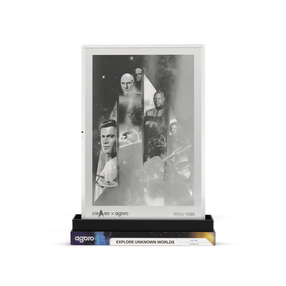 2026 $2 Star Trek Captains: Explore Unknown Worlds - Pure Silver Foil