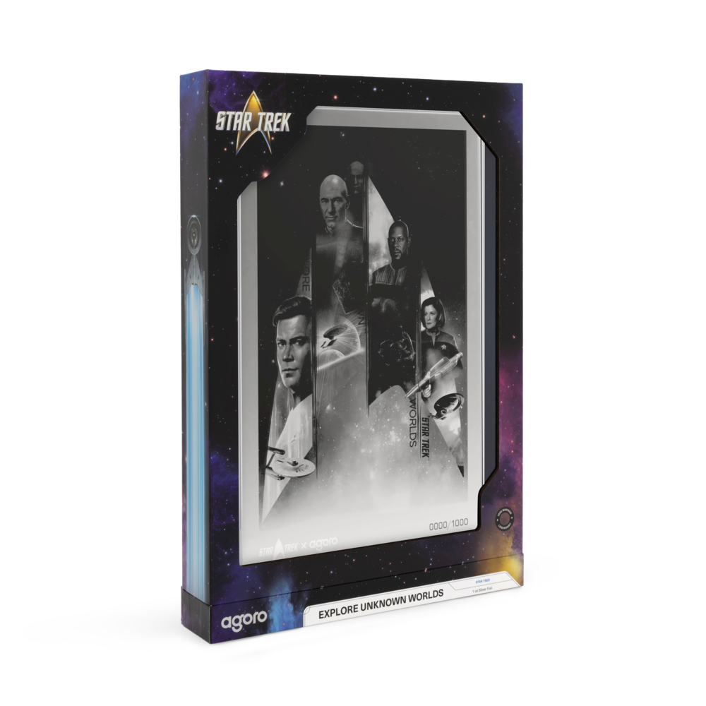 2026 $2 Star Trek Captains: Explore Unknown Worlds - Pure Silver Foil