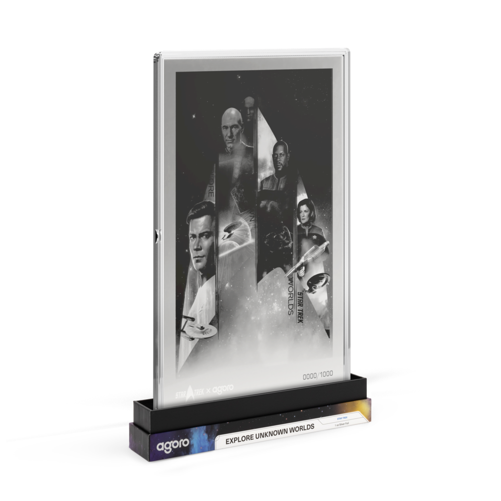 2026 $2 Star Trek Captains: Explore Unknown Worlds - Pure Silver Foil