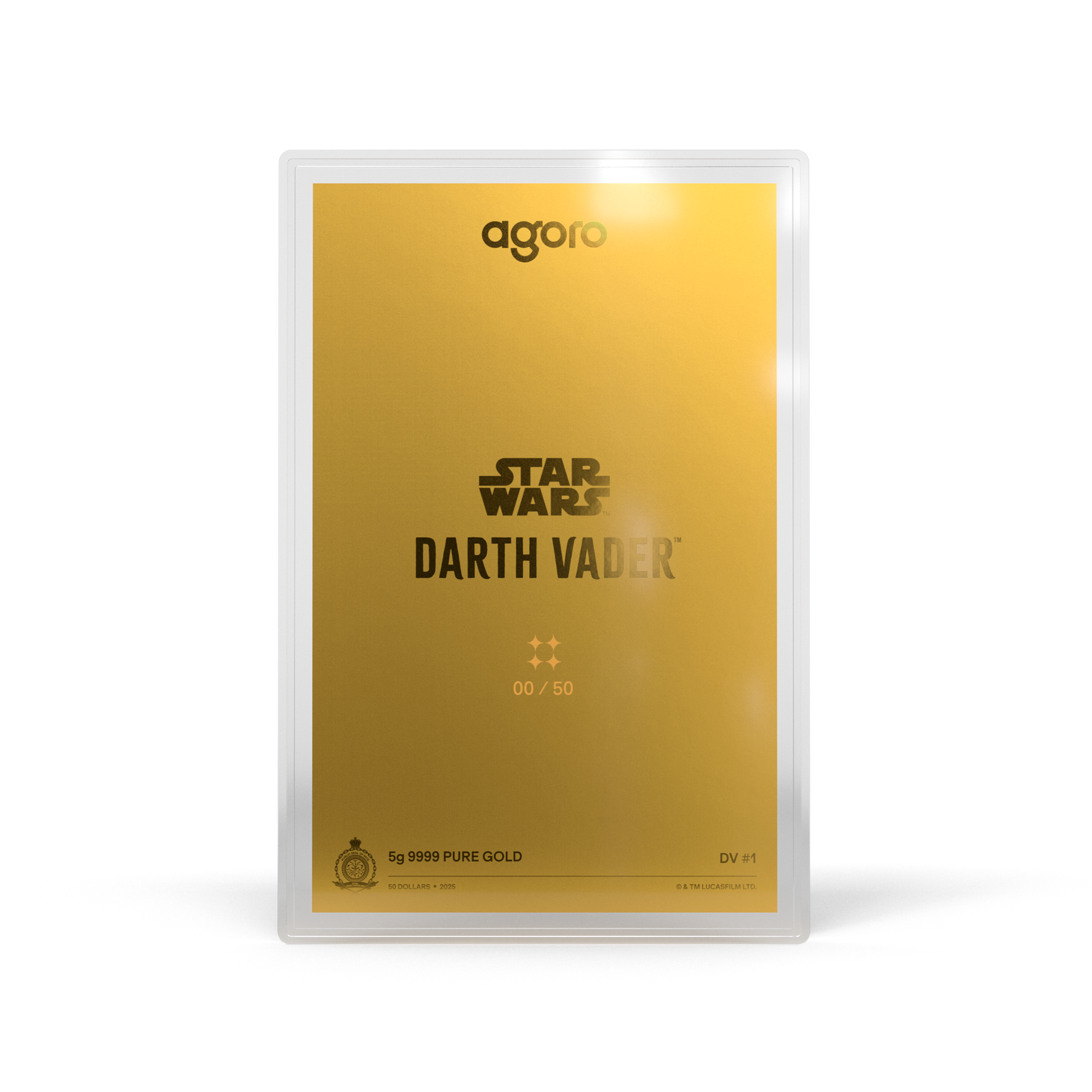 2025 $1 Star Wars™ Darth Vader - Pure Silver Foil Blind Box